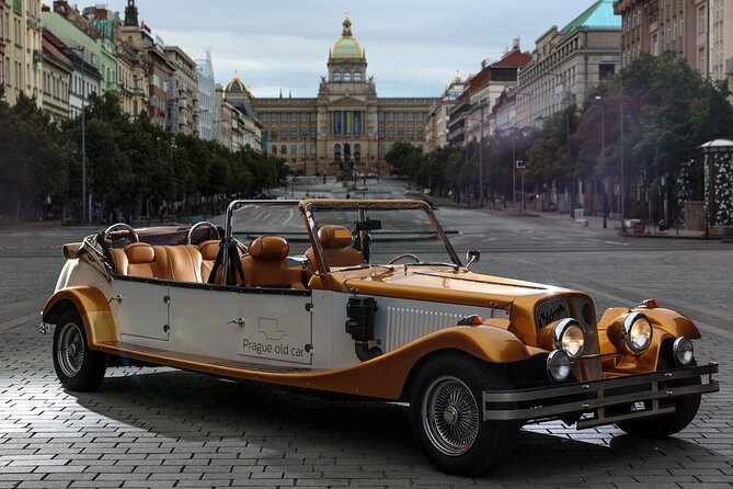1 hour Old timer Convertible Prague Sightseeing Tour - Pickup rules in Prague city center, and how to not lose time