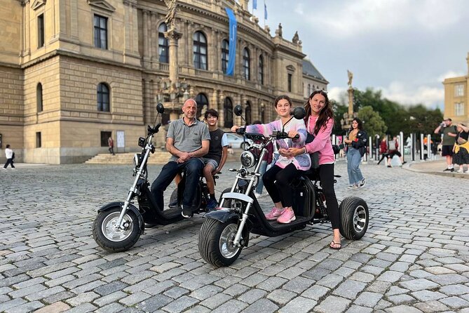 2 Hours Fun Trike Tour in Prague with Guide - Entering Prague on an e-trike, not a map