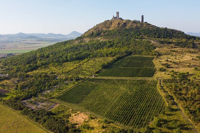 A delightful wine tasting in the scenic countryside with lunch - Off-road volcano country: easy riding, big Czech views