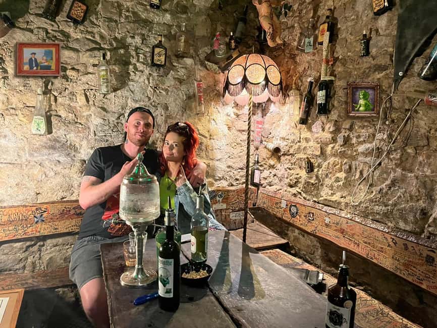 Absinthe Tasting Prague: Historic Cellar Experience - What you taste: 10 absinthes from 4 regions and multiple styles