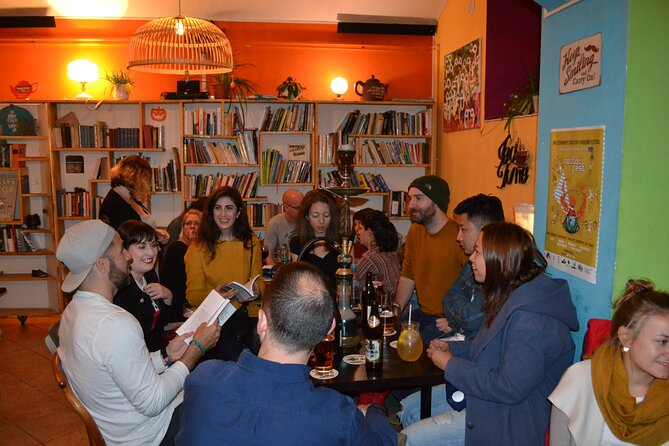 Alternative bar tour with dinner in the art district - Holešovice by Tram, Ending at a Scrap-Metal Steampunk Club