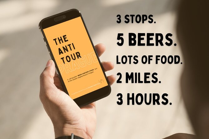 Anti Tour Prague - Self Guided Beer and Food Tour - A different kind of Prague beer walk, away from the center