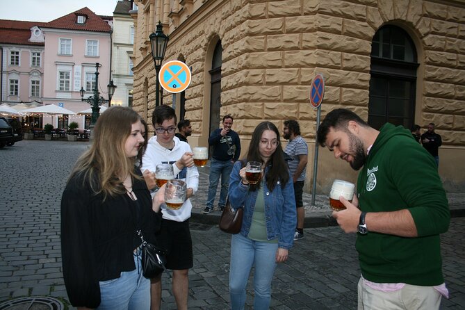 Beer Culture Walking Tour with Tasting in Prague - Lokál U Bílé kuželky: where you see beer storage
