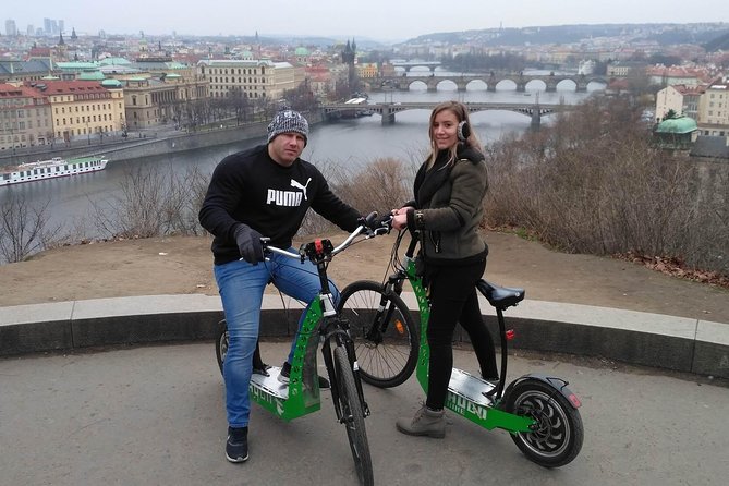 Best Prague Viewpoints: Guided E-Scooter Tour - New Town and Wenceslas Square: finishing with big-city energy
