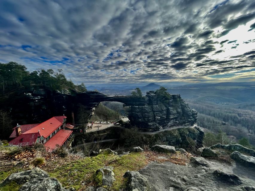 Bohemia & Saxon Switzerland Winter Day Tour from Prague - Pravčická brána in Bohemia: Europe’s Big Natural Sandstone Gate