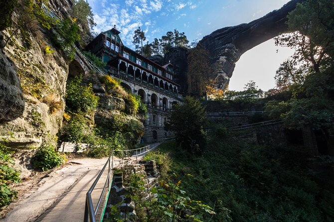 Bohemian and Saxon Switzerland All inclusive trip - Fantasy Tour - Tisá Lunch Before The Tyssa Sandstone Labyrinth