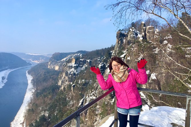 Bohemian And Saxon Switzerland Winter Tour from Prague - Bastei Bridge: The Saxon Side Viewpoint You Will Keep Thinking About