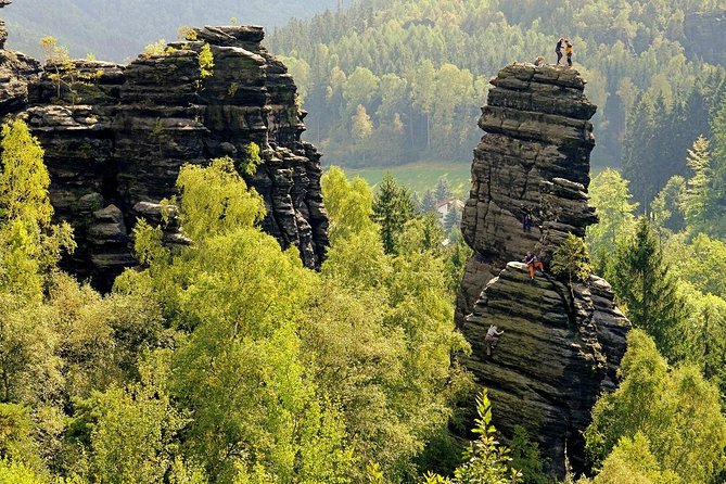 Bohemian & Saxon Switzerland From Prague-Travelers' Choice 2025 - Pravčická Gate and Sokoli hnizdo, the Narnia sandstone arch climb