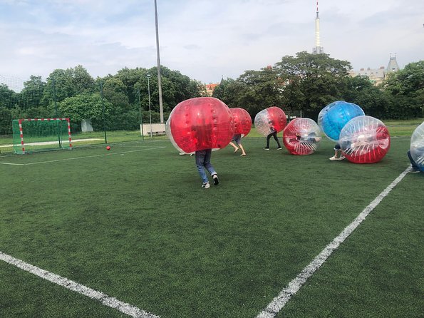 Bubble football - Why bubble football is a great Prague break