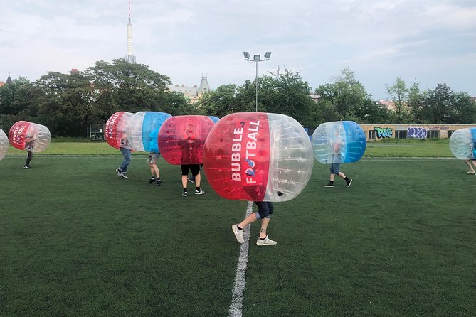 Bubble football - Refreshments during the game, and what that means for planning