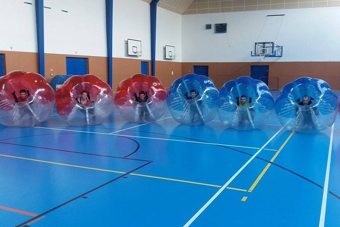 Bubble football in Litoměřice - Safety, Knee Protectors, and Game Rules with the Referee