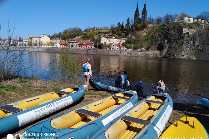 Canoe Prague – Splash into Fun! - Dancing House Stop: A Landmark You Watch Go By Slowly