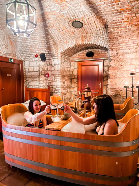 Caroline Bernard Beer Spa Prague with Beer & Massage Option - Heated Bed Relaxation and How Snacks Fit In (If You Want Them)