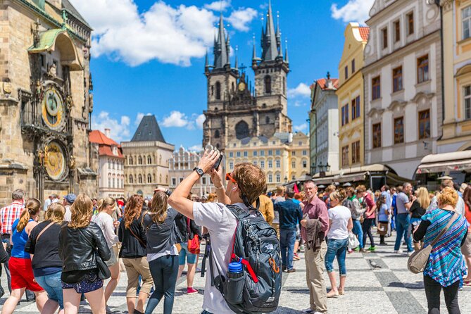 Charles Bridge & Old Town Prague Tour with Audioguide - Prague Astronomical Clock and Old Town Square, the exact heart of the postcard