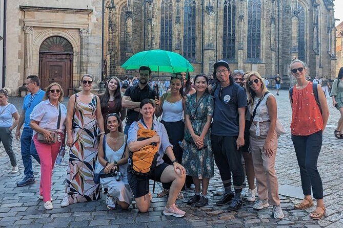 Charles Bridge to Prague Castle Private Walking Tour - Starting at Křižovnické náměstí, the Green Umbrella Moment