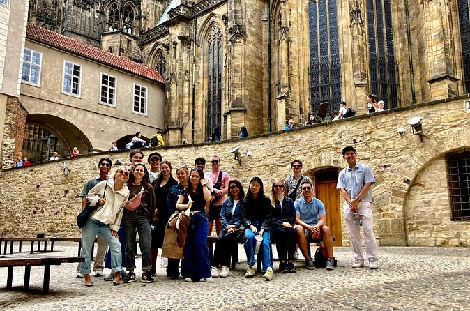 Charles Bridge to Prague Castle Private Walking Tour - First and Second Courtyards: Ceremony, Design Changes, and the Holy Cross Chapel