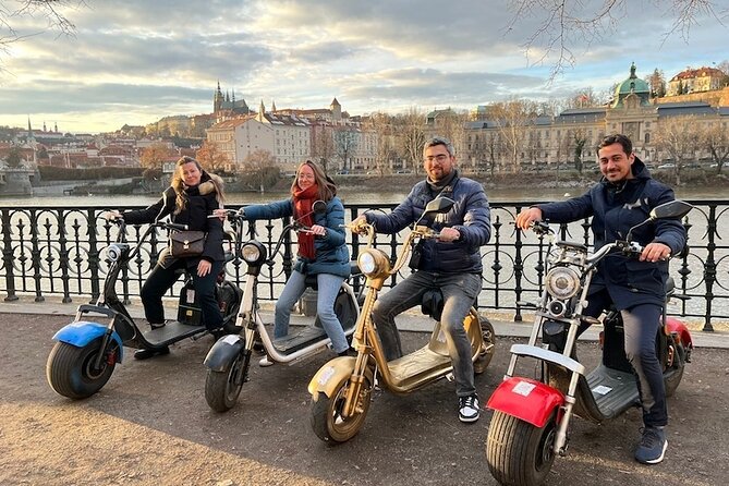 Create your own route on eScooter and enjoy Prague on wheels! - New Town square stops: Velvet Revolution and fountains