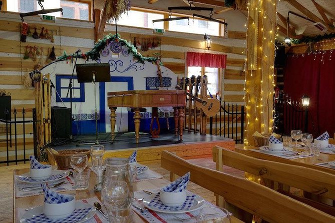Czech Traditional Folklore Show including Dinner and Transport - 4-Course Czech Dinner, Wine Tasting Glass, and Menu Choices