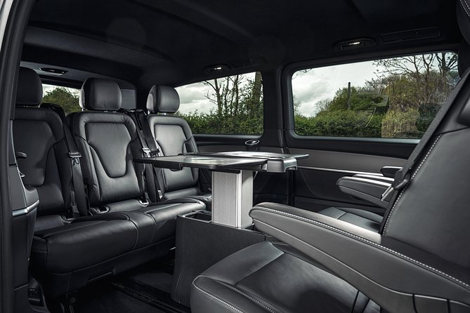 Departure Transfer: Prague to Prague Airport PRG by Luxury Van - The Van Ride to PRG: Comfort and a Realistic Time Window