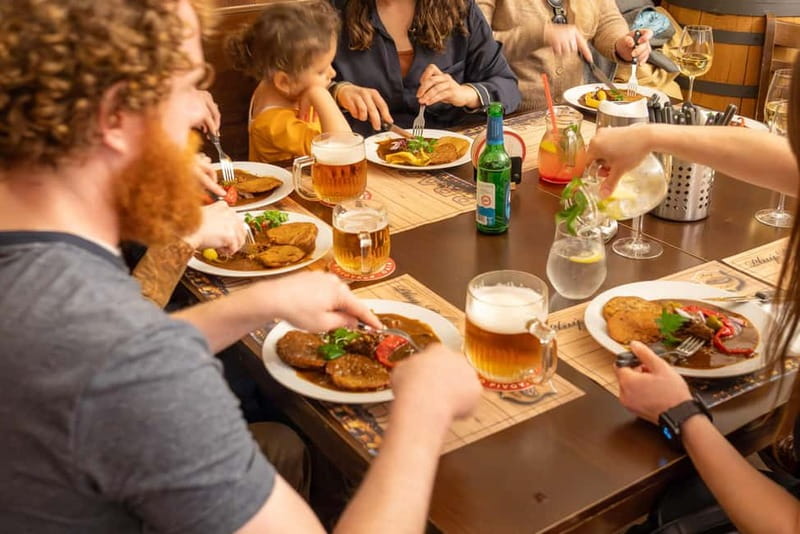 Eating Prague by Night Drinks & Food Tour - Czech Beef Goulash Near Charles Bridge: The Meal That Makes It Worth It
