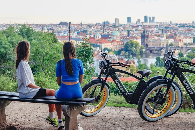 Ebike Sunset tour of Prague - Prague Metronome and the Joseph Stalin statue story