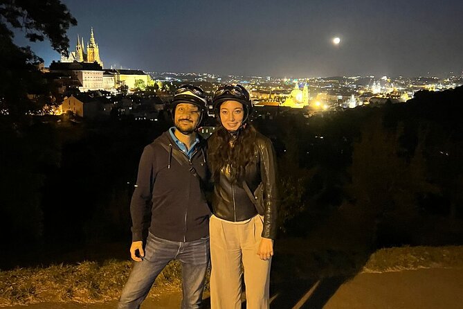 Electric Trike Night Tour in Prague - Live Guided - Letná Park rides and Prague Metronome: the view plus the story