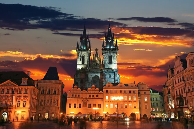 Evening View Walk in Prague - Start at Křižovnické náměstí, then walk into the Old Town night