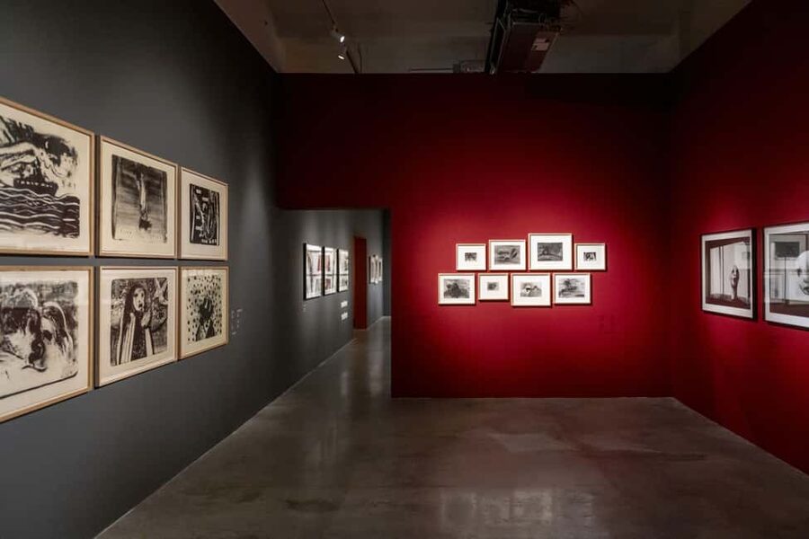 Exhibition David Lynch: Up in Flames - The show is thematic, not chronological: how to follow the thread