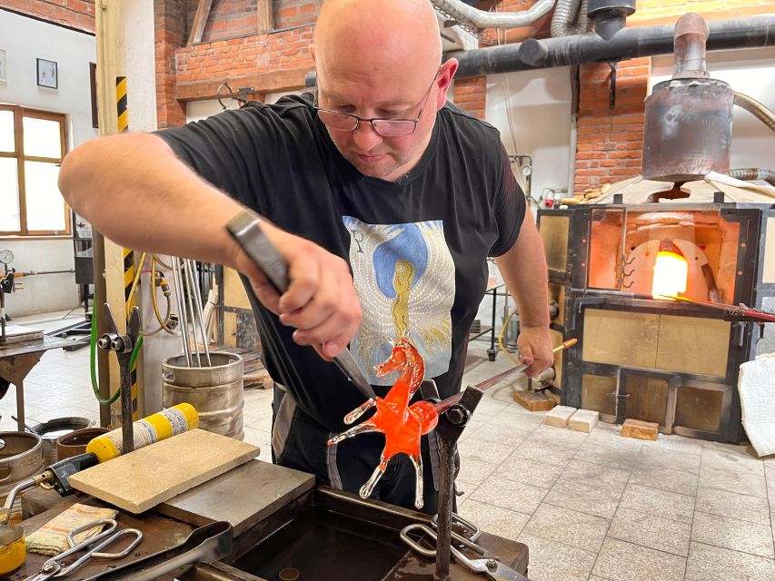 From Prague: Bohemian Glass Crystal Private Tour with Lunch - Novotný Glass Studio and Museum: Where Replica Meets Museum-Grade Craft