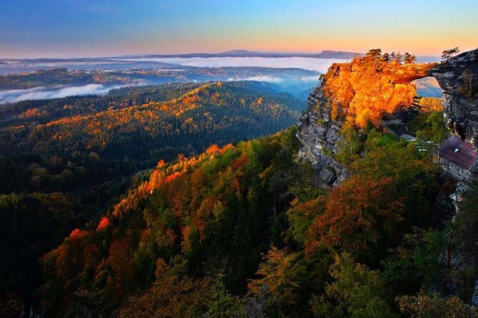From Prague: Bohemian & Saxon Switzerland Small-Group Hike - Pravčická Gate and Sokolí hnízdo: guided hike, then time to wander