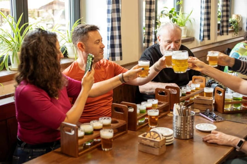 From Prague: Brewhemians Brewery and Nature Tour - The 5 km Downhill Nature Walk: Paths, Quarries, and Village Life