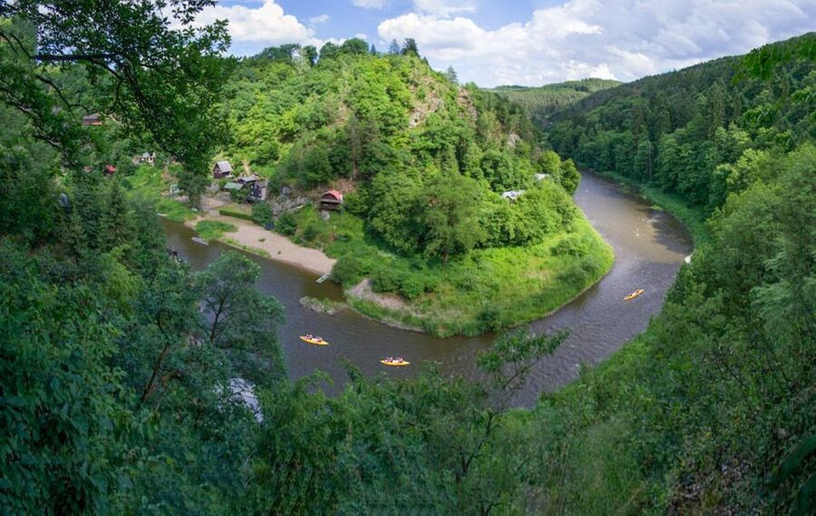 From Prague: Sazava River Canoe Day Trip for All Levels - Easy Paddling Through Green Gorges, With Real Czech Riverside Life