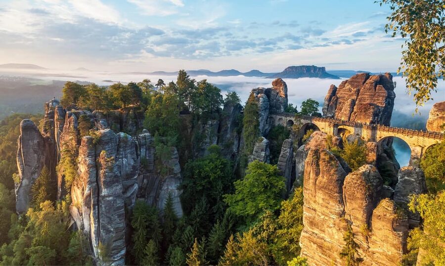 From Prague: Terezin Camp and Bohemian Switzerland Day Trip - Prague Pickup and the 12-Hour Rhythm