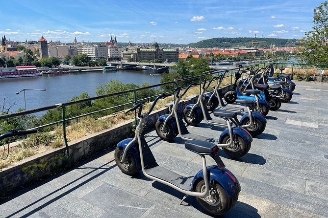 Guided sightseeing e-scooter tour of Prague: 2 hours - Starting at Uhelný trh and getting your bearings fast