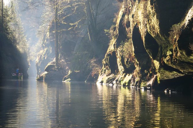 Hiking in Bohemian Switzerland - a day trip from Prague - Hrensko to Pravčice Gate: your first big wow, after about one hour of walking
