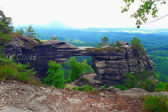 Hiking in Bohemian Switzerland - a day trip from Prague - Wild Gorge boat ride: a real leg saver, with tight stone walls