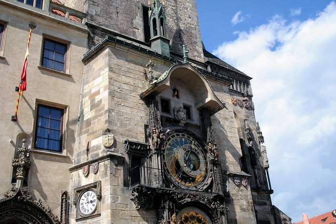 Historic Prague: Exclusive Private Tour with a Local Expert - The medieval clock at Old Town, plus a Gothic tower from city-gate days