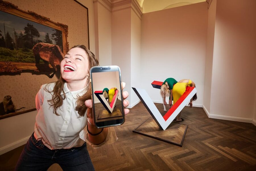 IAM Illusion Art Museum Entry Ticket - Hands-on stations: QR codes, AR app, mini cinema, and light painting
