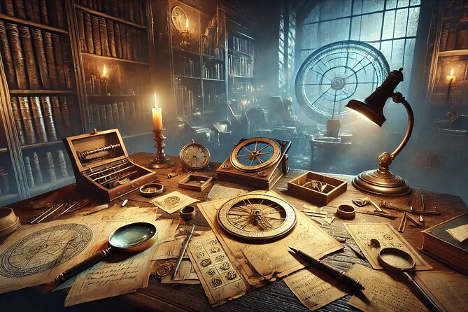 In Pursuit of Astrolabe: Prague Self Guided Mystery Game - Old Town Hall and the Astronomical Clock: clues inside a familiar crowd