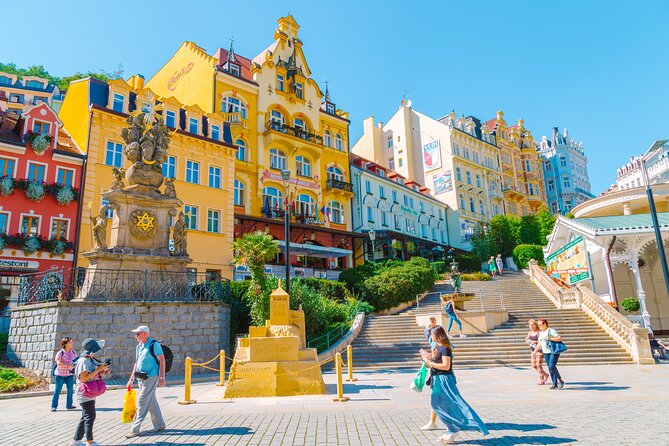 Karlovy Vary All-Inclusive from Prague: Springs, Views & Culture - Karlovy Vary colonnades and spring tasting in the historic center