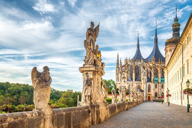 Kutná Hora Medieval Town in Vintage Cabrio car - Stop 2, St Barbara’s Cathedral: UNESCO Gothic and a miner’s patron saint