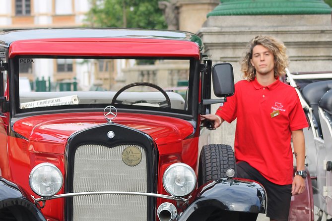 Kutná Hora Medieval Town in Vintage Cabrio car - Price and value: $755.81 per group, up to 5