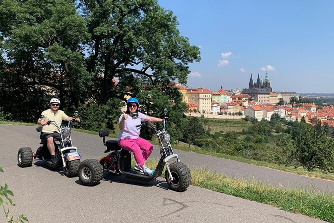 Live-Guided ️Trike-Harley️ Viewpoints tour of Prague - Choosing Between Shared Ride Lengths and Private Time