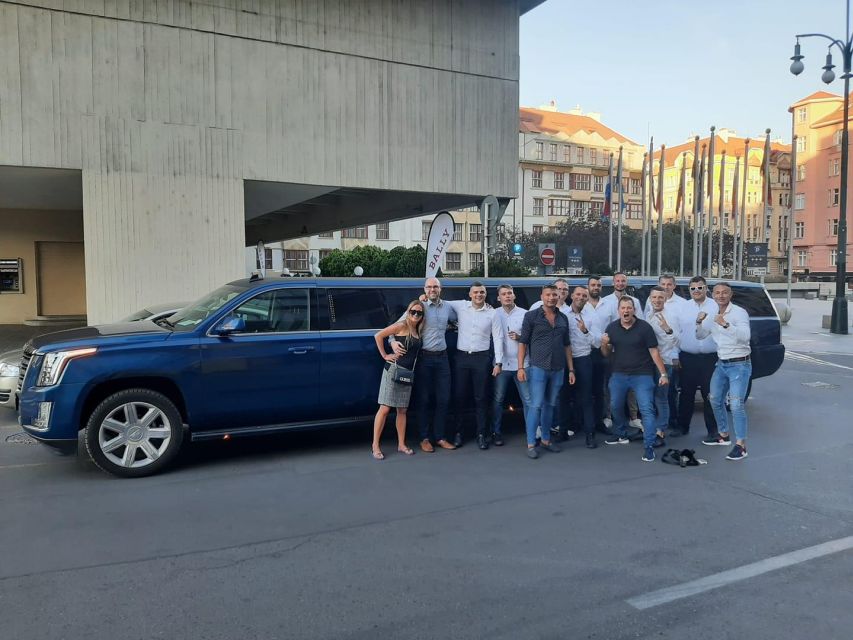 Long Hummer or Cadillac Limousine Party Ride - Onboard drinks: one beer each plus champagne