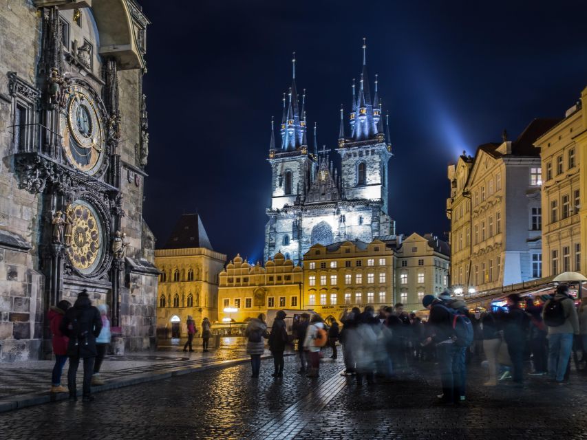 Mystical Night Tour of Prague - Old Town Square and the Clockmaker legend after dark