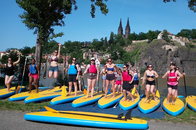 Paddleboard Rental in Prague City Centre - Finding Padlujeme.cz at Císařská louka, Smíchov