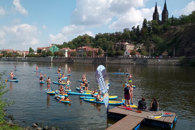 Paddleboard Rental in Prague City Centre - Safety first, then you are on the board quickly