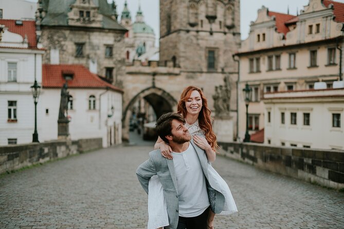 Photographer in Prague - Couple, engagement & portrait photoshoot - Comfort matters: how to relax on camera when you don’t love posing