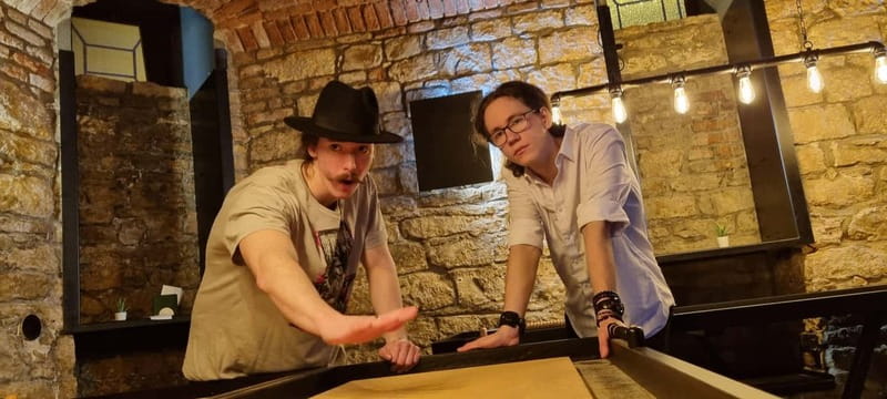 Ping pong or shuffleboard for up to 6 players - Open bar option: house cocktails, beer, wine, and what to watch for