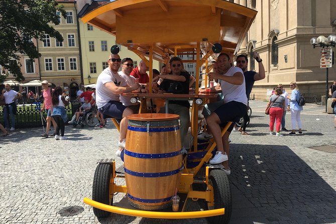 Prague: 1,5- Hour Beer Bike with Unlimited Czech Beer - Logistics That Matter More Than You Think
